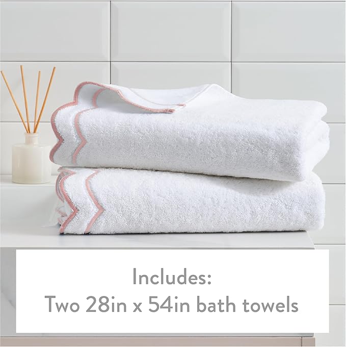 Peri Home 2 Piece Bath Towel Set, 500 GSM, 100% Cotton Towel - Image 4