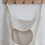Amazhiyu 100% Linen Door Hanging Laundry Hamper Bag, 19x27 Inches - Image 3