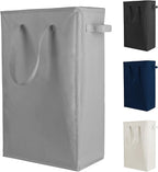 Odonata Slim Laundry Hamper Handles Collapsible Laundry Basket Thin Dirty by Odonata