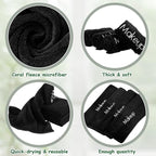 Shimeyao 30 Pack Makeup Towels Black Makeup Washcloths - Image 3