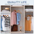 Wooden Hangers 30 Pack, Heavy Duty Wood Hangers - Image 6