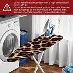 Nuxovilar Realistic Leopard Print Pattern Ironing Board Cover, 15×54 inch - Image 6
