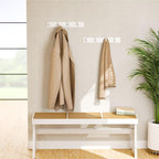 White Coat Rack Wall Mount - Image 3