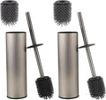 Toilet Brush and Holder, Stainless Steel Toilet Brushes by KLDKLD