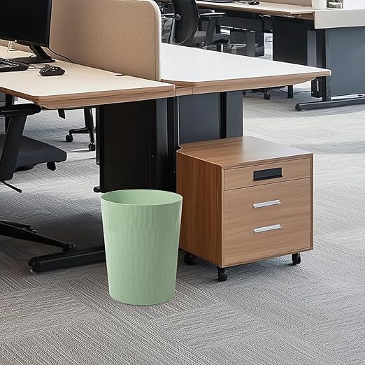 UUJOLY Small Trash Can Wastebasket Garbage Can Container Bins - Image 3