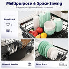 In Sink Dish Drying Rack, Expandable Over The Sink Dish Rack - Image 4