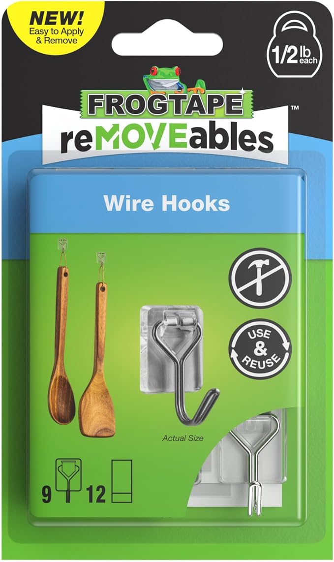 FrogTape reMOVEables Damage Free Adhesive Hook by FROGTAPE