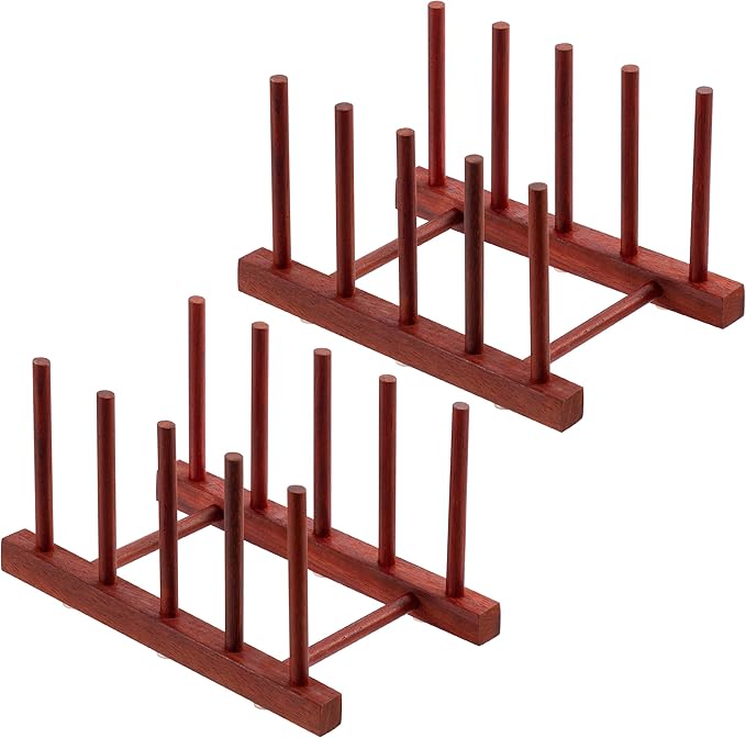 HBlife 2pcs Padauk Dish Drying Rack by HBlife