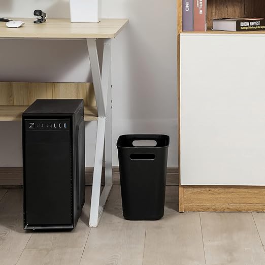 UUJOLY Plastic Trash Can Wastebasket, Garbage Container Basket - Image 5