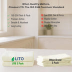LITO LINEN AND TOWEL Flour Sack Towels – 100% Cotton, 28x28 Inches, Highly - Image 6
