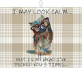 Kitchen Drying Mat Funny Owl Dish Drainer Mat by Unknown
