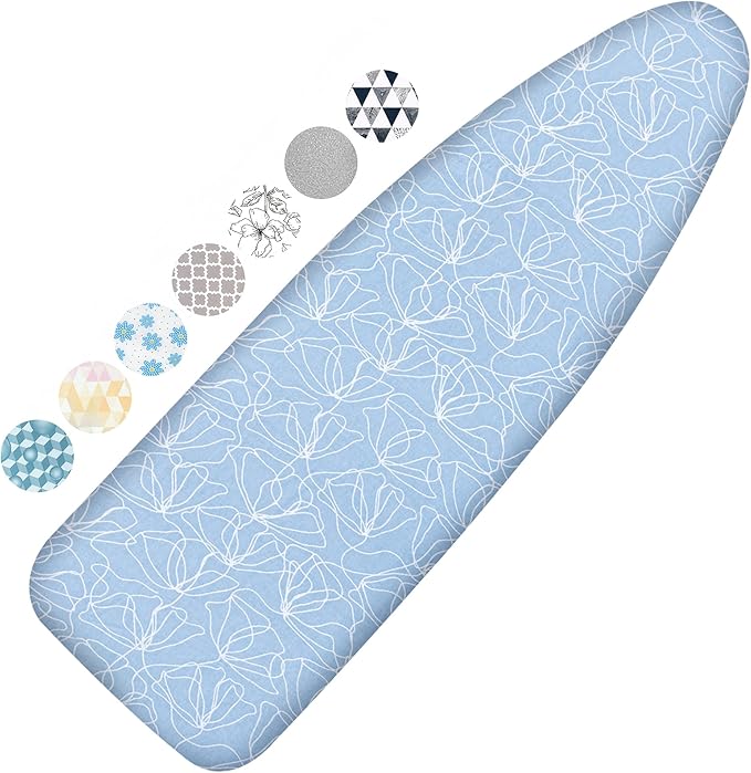 Ironing Board Cover and Pad, 18x49 Extra Wide Thick Iron Padding, Scorch & by Dalykate