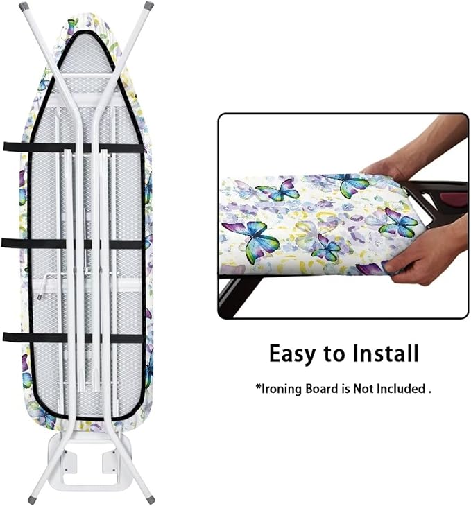 Butterfly Ironing Board Covers 16 x 54 Inch, Easy Fit Ironng Decoration Wear - Image 4