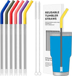 30 oz Straight Metal Straws by AccessoriesForWaterBottle