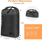 Compression Laundry Bag for Travel, Dirty Clothes Travel Laundry Bag, - Image 2