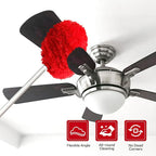 Ceiling Fan Cleaner Duster Reusable Microfiber Ceiling Fan Blade Cleaner - Image 2