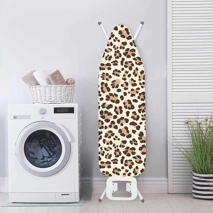 Leopard Ironing Board Cover and Pad Non-Slip Thick Resist Scorching Ironing - Image 3