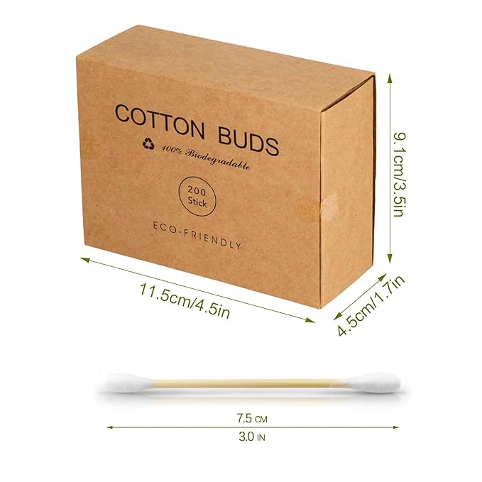 Bamboo Cotton Swabs 400 Count - Image 9