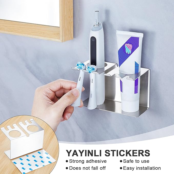 Toothbrush Head Holders, Electric Tooth Brush Head Holder, Wall Mounted - Image 6