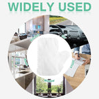 60 Pieces White Microfiber Dusting Gloves Artisan Dusting Mitt Microfiber Cloth - Image 4