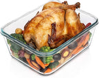Razab 3300 ml / 112 oz Large Glass Food Storage Containers by RazabHomeGoods