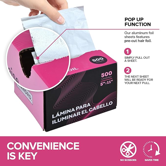 Stock Your Home 500 Count Aluminum Foil - Image 4