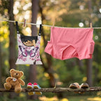 Clothes Pin Hanging Bag, Butterfly Clothes Pins Bag Holder Outdoor 4.Stylish - Image 4