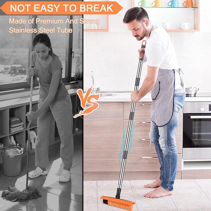2 in 1 Floor Brush Scrubber - Image 5