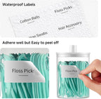 TIPGO Glass Qtip Holder Dispenser - Image 6