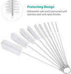 CiaraQ Bottle Cleaning Brushes, 8 Inch Nylon Tube Brush Set, Cleaner - Image 4
