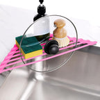 Tomorotec Compact Silicone-Coated Triangle Dish Drying Rack - Image 6