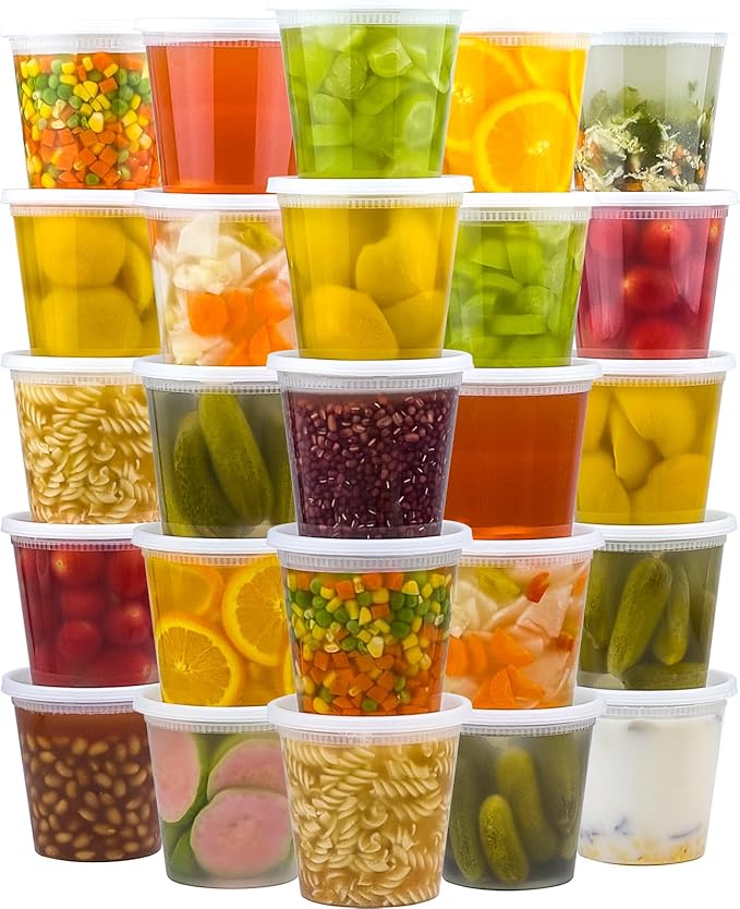 50 Set 24 oz Deli Containers by Dealusy