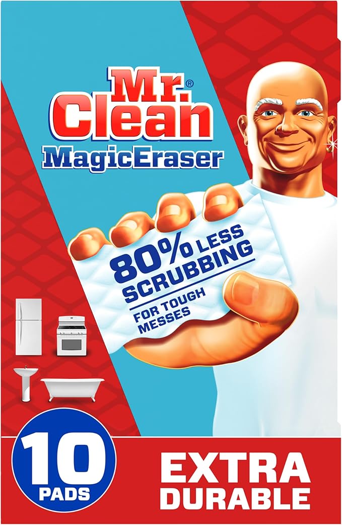 Mr. Clean Magic Eraser Sponge, All Purpose Cleaner, Cleaning Scrubber, Shower by MrClean