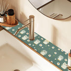 Kitchen Sink Splash Guard 1 PC 30 Inch Sink Faucet Mat Splash Guard - Image 7