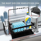 Yazoni Sponge Holder for Kitchen Sink, Rustproof Kitchen Sink Organizer - Image 2