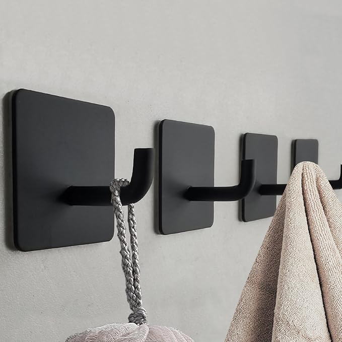 Bathroom Towel Hooks Drill Free Adhesive Hooks - Image 2