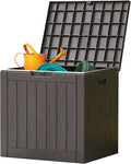 Sweetcrispy Deck Box with 31 Gallon Capacity, Weatherproof Resin Lockable Outdoor Storage for Secure Package Deliveries and Indoor Storage in Garden or Patio, Backyard by Sweetcrispy