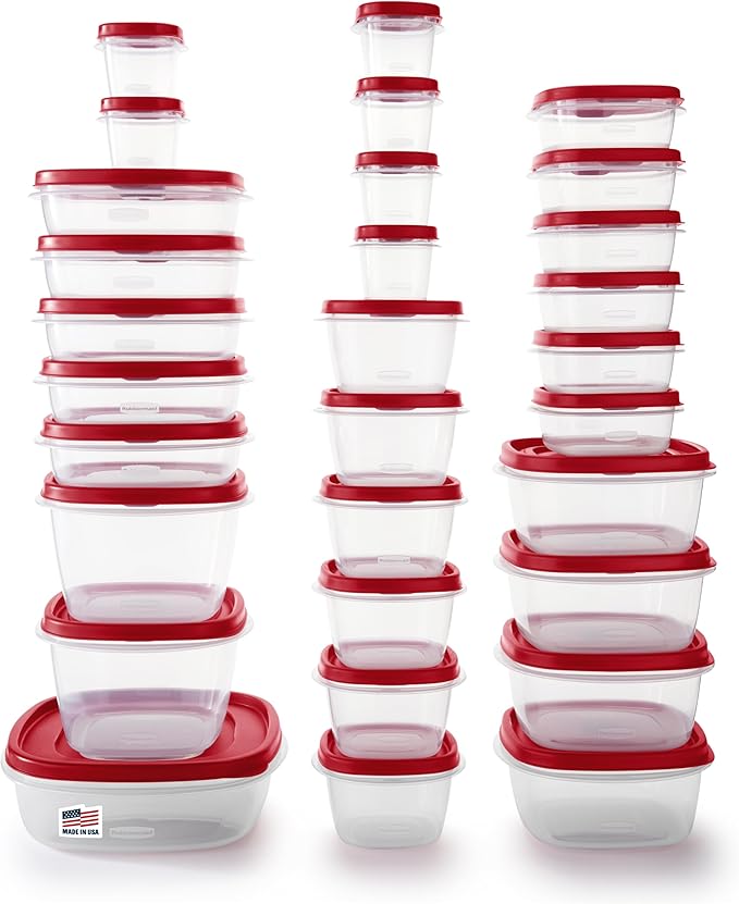 Rubbermaid 60-Piece Food Storage Containers by Rubbermaid