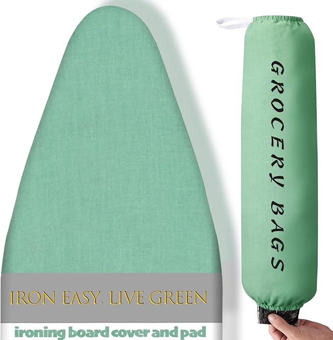 BNDX Ironing Board Cover and Pad 18" x 49" – Waterproof, Stain-Resistant by BNDX