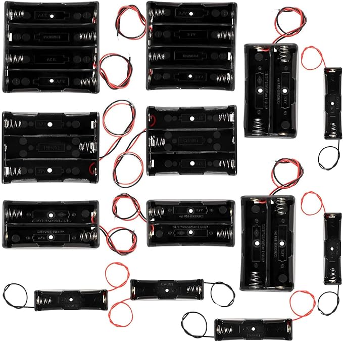 13PCS 18650 Battery Case Holder by BKAEIMSTWR