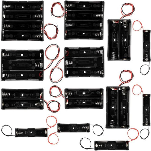 13PCS 18650 Battery Case Holder by BKAEIMSTWR