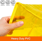 Vieshful 40L Yellow Clear Clothes Storage Bag Colorful Clothes Organizer - Image 3