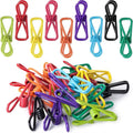 skrnrhrery30 Pack 2 inch Colored Clothes peg, Practical PVCWaterproof Stainless by skrnrhrery