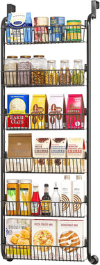 MIAOLI Over the Door Pantry Organizers and Storage, 6-Tier Spice Rack, Home & by Unknown