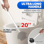 2 in 1 Toilet Brush and Plunger Set, Extended Handle Plunger, Toilet Bowl Brush - Image 5
