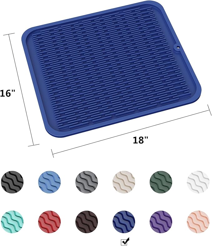 ZLR Large Silicone Dish Drying Mat - Image 6