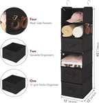 GRANNY SAYS 6-Shelf Hanging Closet Organizers and Storage, Separable to 2 Pack - Image 3