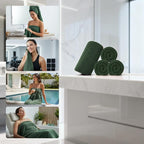 REDKISS 4 Pack Premium Bath Towels, Plush Coral Fleece Towels - Image 6