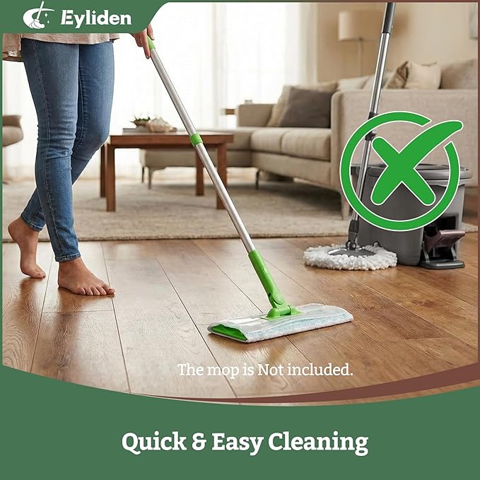 Eyliden 24-Count Disposable Wet Mop Pads Refills, Pre-Moistened - Image 8