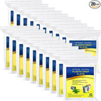 20 Pieces Plastic Drop Cloth, Dust-Proof and Rustproof, 9x12 Feet Tarp by Cedolio